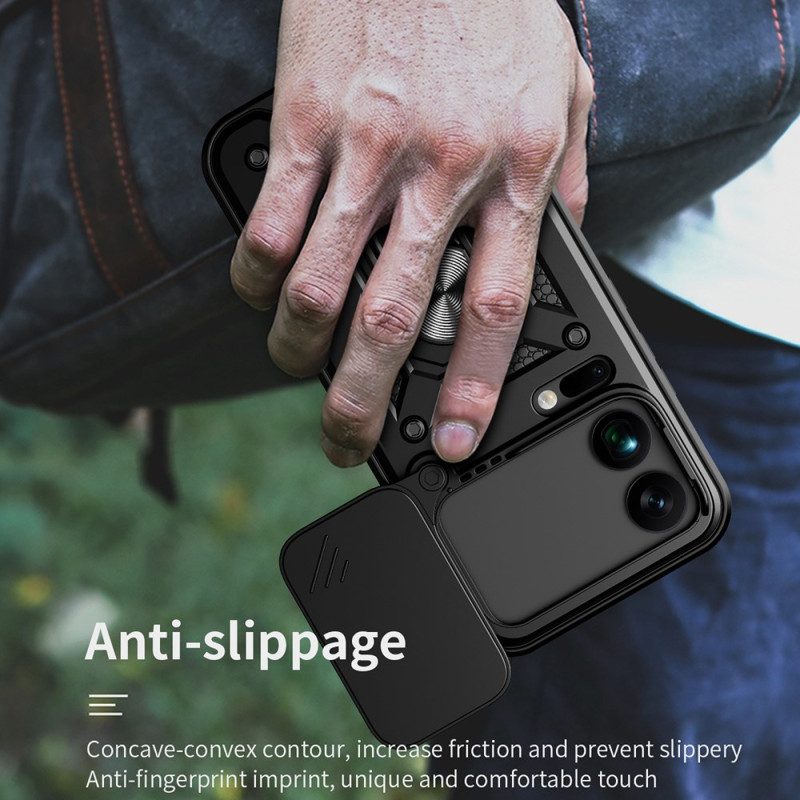 Skal Xiaomi 17 Pro Max Skjutbart Kameraskydd Och Stativ