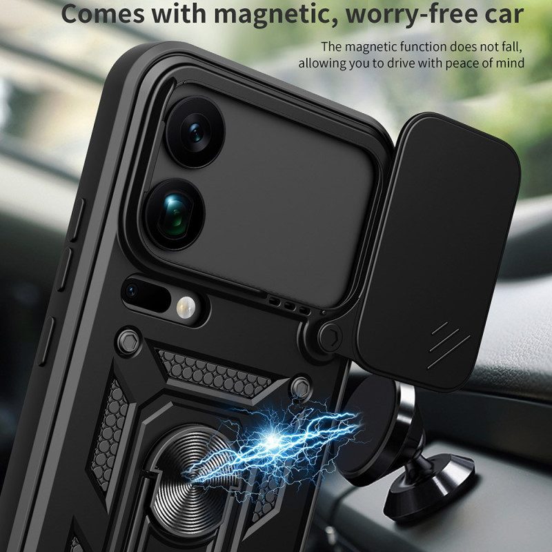 Skal Xiaomi 17 Pro Max Skjutbart Kameraskydd Och Stativ