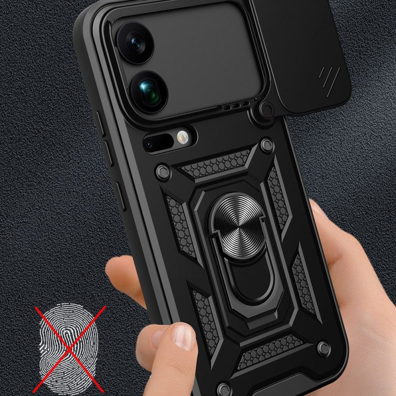 Skal Xiaomi 17 Pro Max Skjutbart Kameraskydd Och Stativ