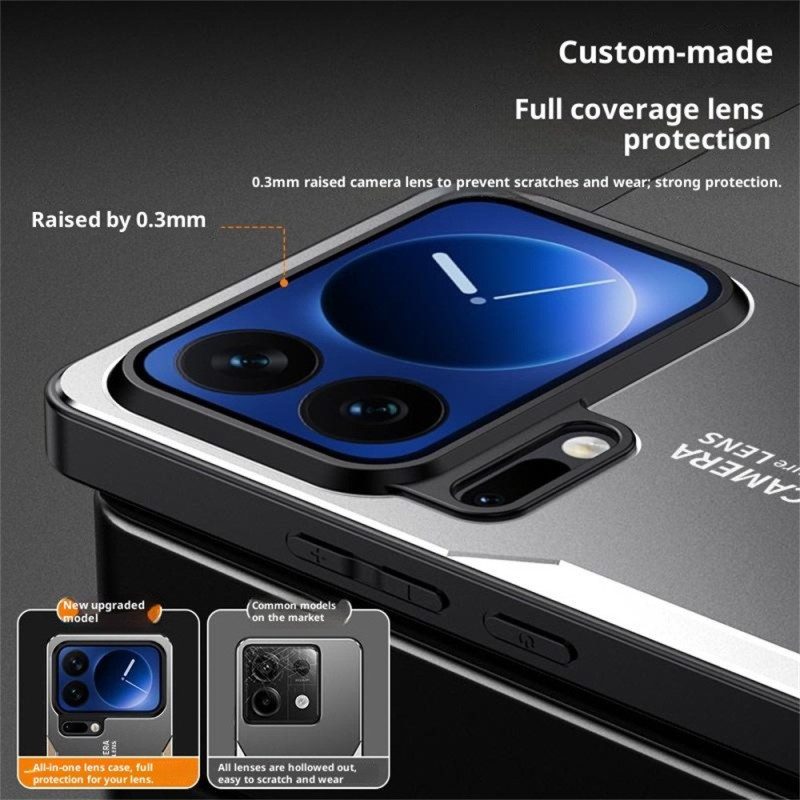 Skal Xiaomi 17 Pro Max Telefonfodral Metallisk Effekt