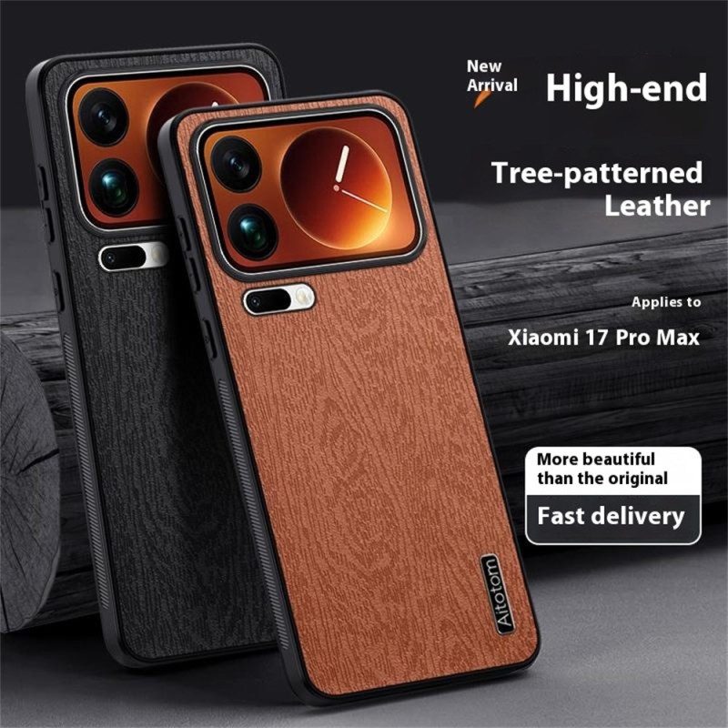 Skal Xiaomi 17 Pro Max Träeffekt