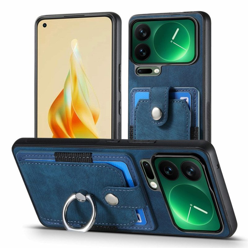 Skal Xiaomi 17 Pro Stativ Och Korthållare I Läderimitation