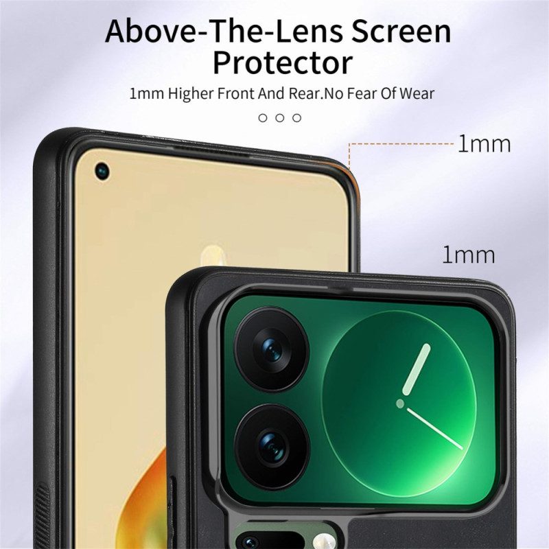 Skal Xiaomi 17 Pro Stativ Och Korthållare I Läderimitation