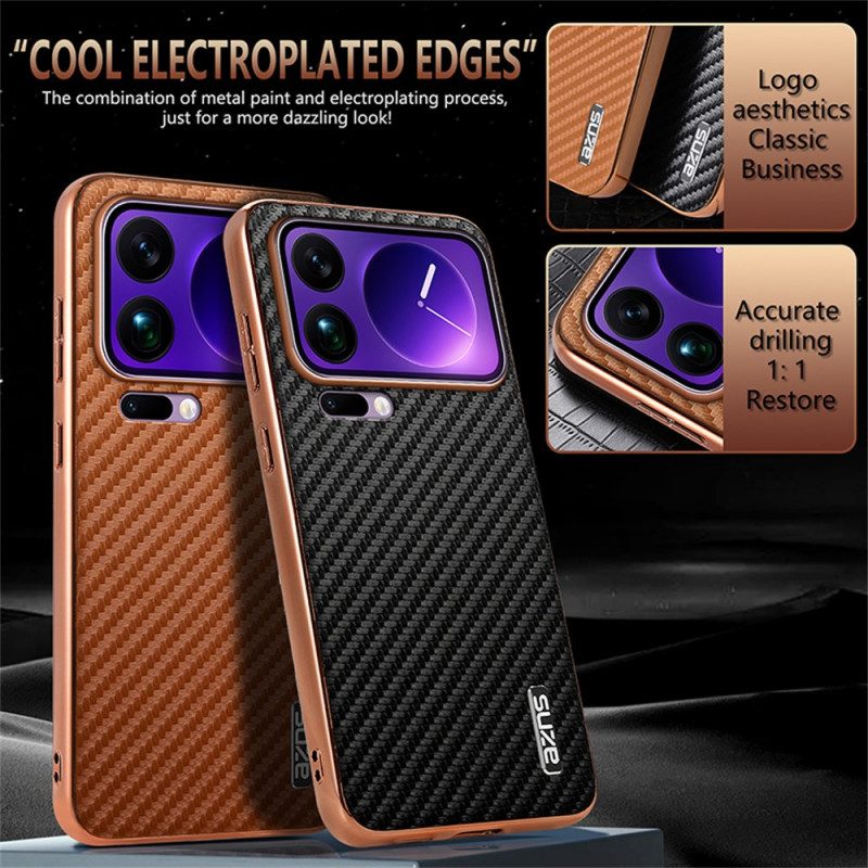 Skal Xiaomi 17 Pro Telefonfodral Azns Kolfiber