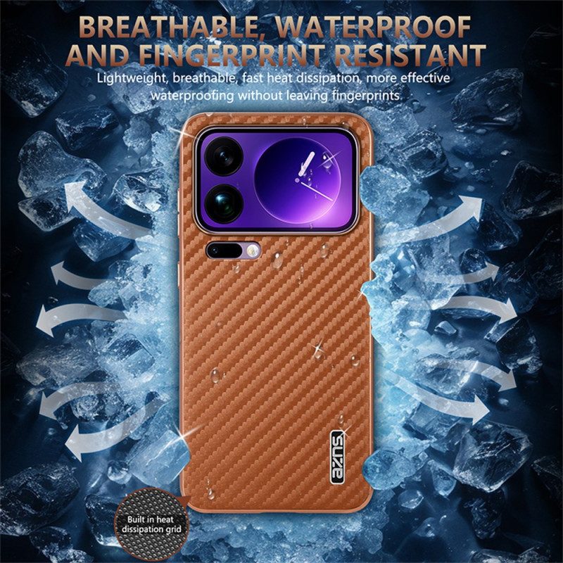 Skal Xiaomi 17 Pro Telefonfodral Azns Kolfiber