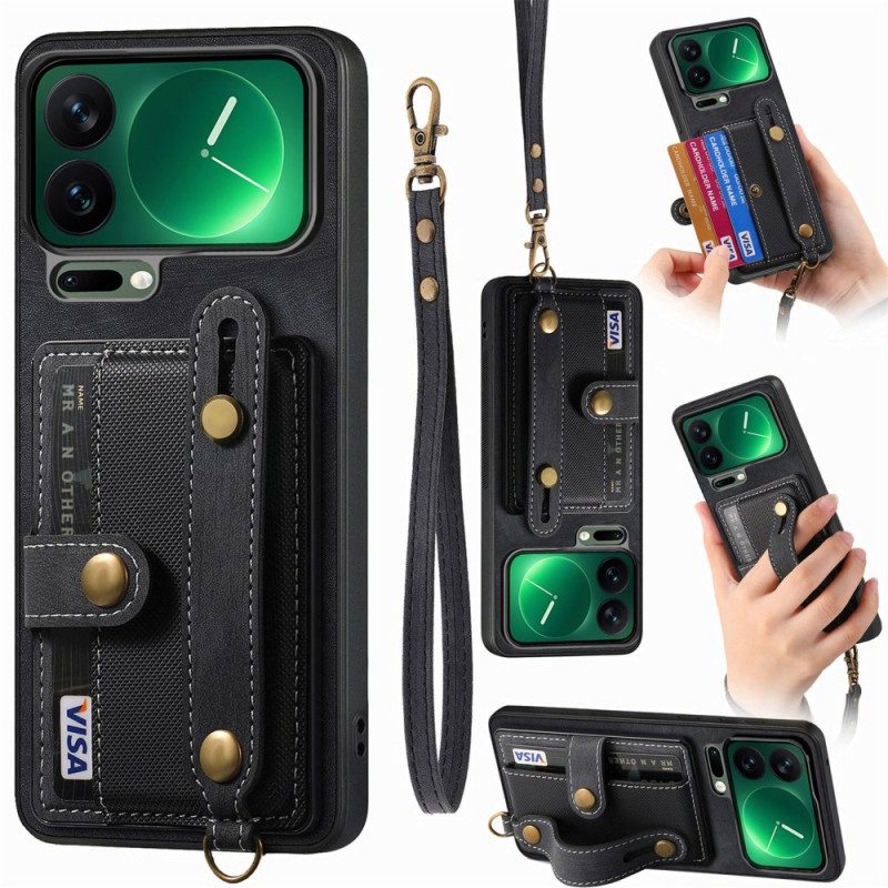 Skal Xiaomi 17 Pro Telefonfodral Kortfack Och Rem