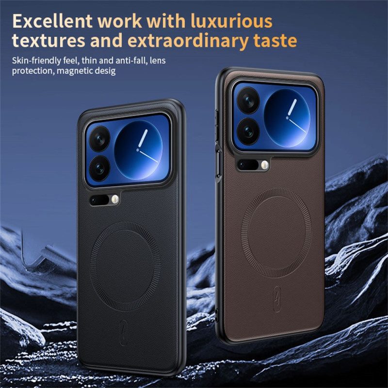 Skal Xiaomi 17 Pro Telefonfodral Magnetiskt Fodral I Konstläder