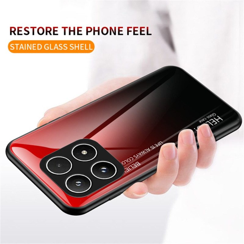 Skal Xiaomi 17 Telefonfodral Härdat Glas Hello