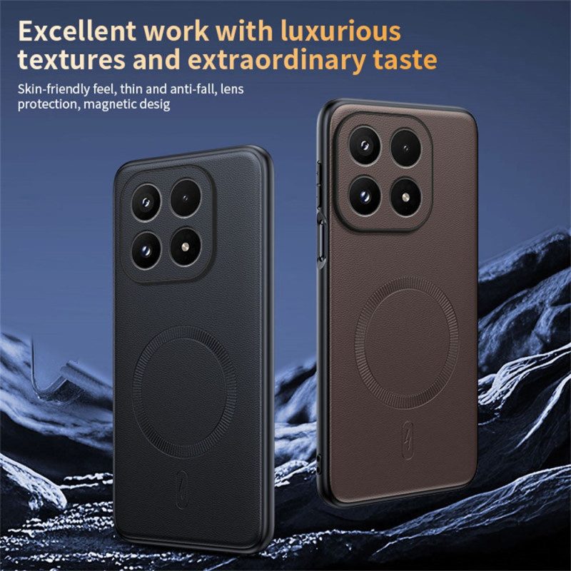 Skal Xiaomi 17 Telefonfodral Magsafe Läderstil