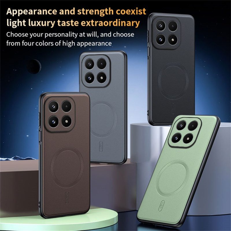 Skal Xiaomi 17 Telefonfodral Magsafe Läderstil