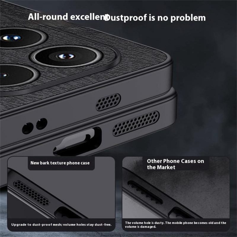 Skal Xiaomi 17 Telefonfodral Träeffekt