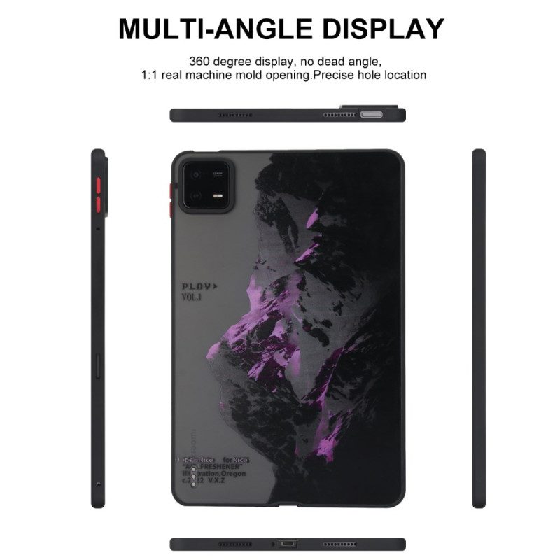 Skal Xiaomi Pad 6 Pro Lila Snöiga Berg