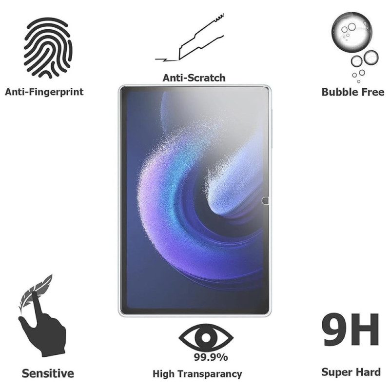 Skal Xiaomi Pad 6 Pro Transparent Skärmskydd I Härdat Glas