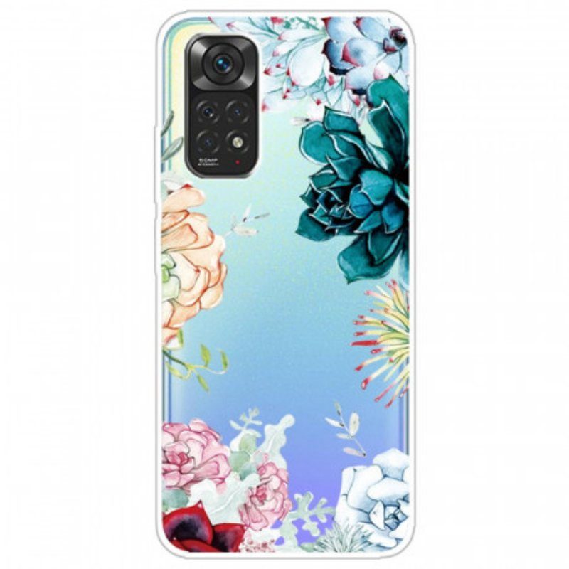 Skal Xiaomi Redmi Note 11 Pro / 11 Pro 5G Akvarell Blommor