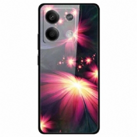 Skal Xiaomi Redmi Note 13 5g Telefonfodral Blommor I Härdat Glas