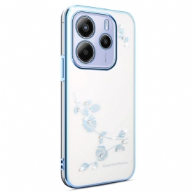 Skal Xiaomi Redmi Note 14 4g Telefonfodral Strass Och Blommor