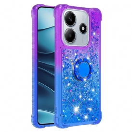 Skal Xiaomi Redmi Note 14 5g Gradient Glitter Med Hållare
