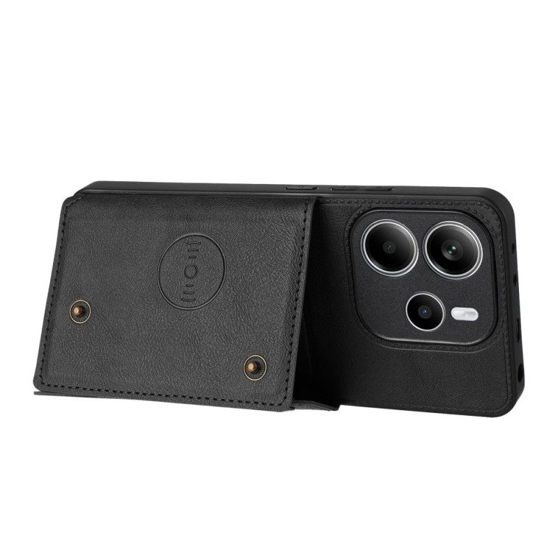 Skal Xiaomi Redmi Note 14 5g Telefonfodral Korthållare Och Stativ