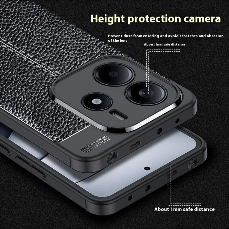 Skal Xiaomi Redmi Note 14 5g Telefonfodral Litchitextur