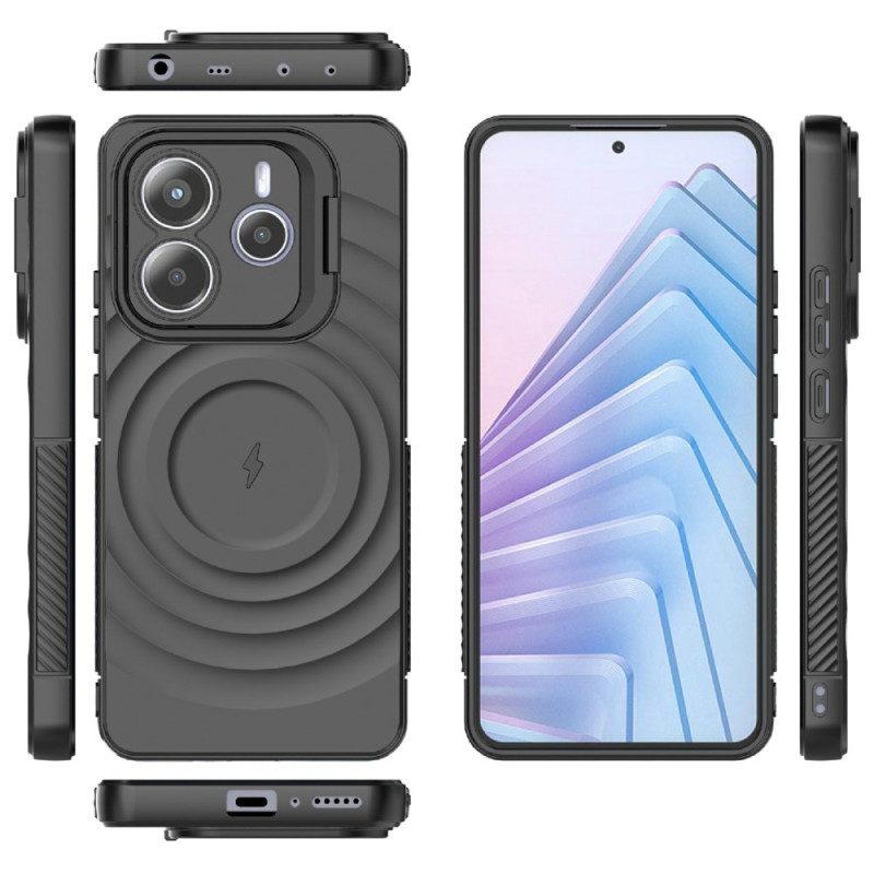 Skal Xiaomi Redmi Note 14 5g Telefonfodral Magsafe-kompatibel Med Vågig Design