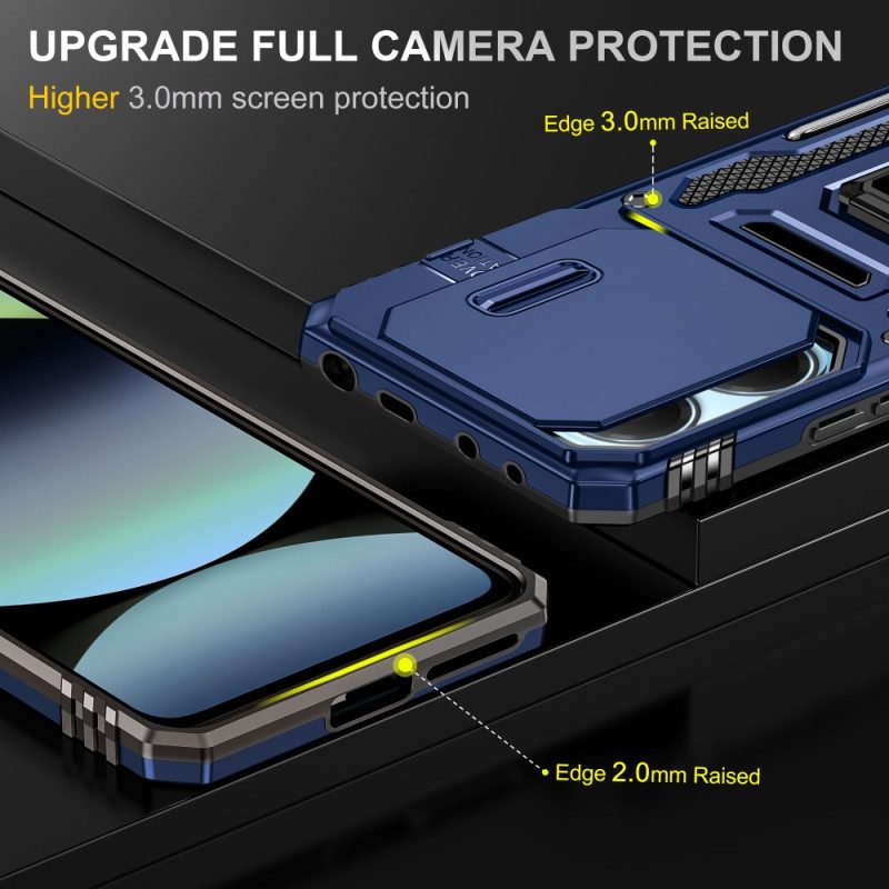 Skal Xiaomi Redmi Note 14 5g Ultratålig Med Stativ Och Linsskydd