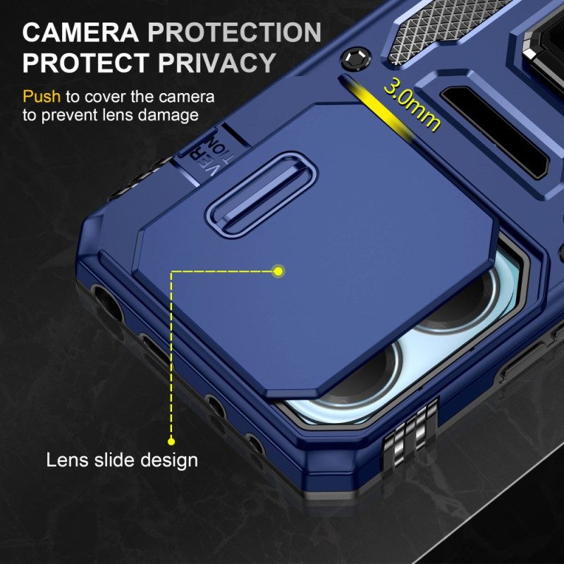 Skal Xiaomi Redmi Note 14 5g Ultratålig Med Stativ Och Linsskydd