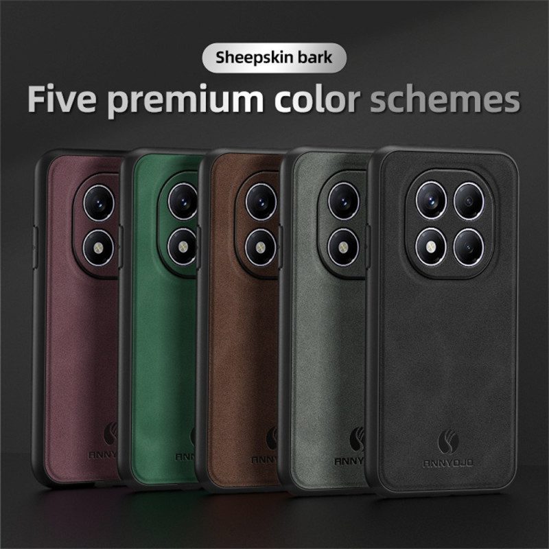 Skal Xiaomi Redmi Note 14 Pro 4g Annyojo Lädereffekt