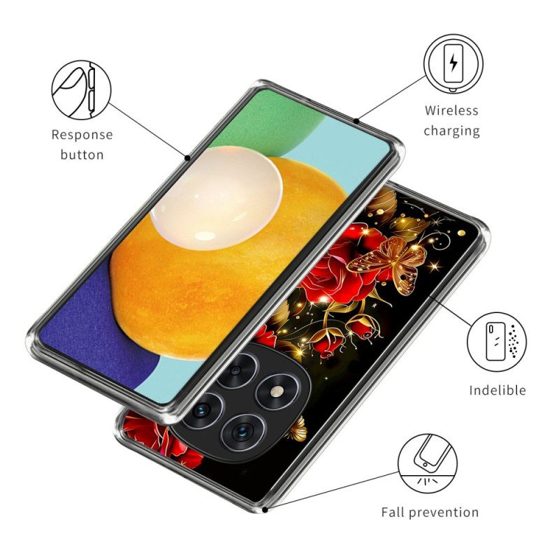 Skal Xiaomi Redmi Note 14 Pro 4g Fjärilar Och Rosor