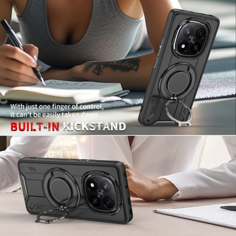 Skal Xiaomi Redmi Note 14 Pro 4g Magsafe-kompatibel Med Roterande Stativ