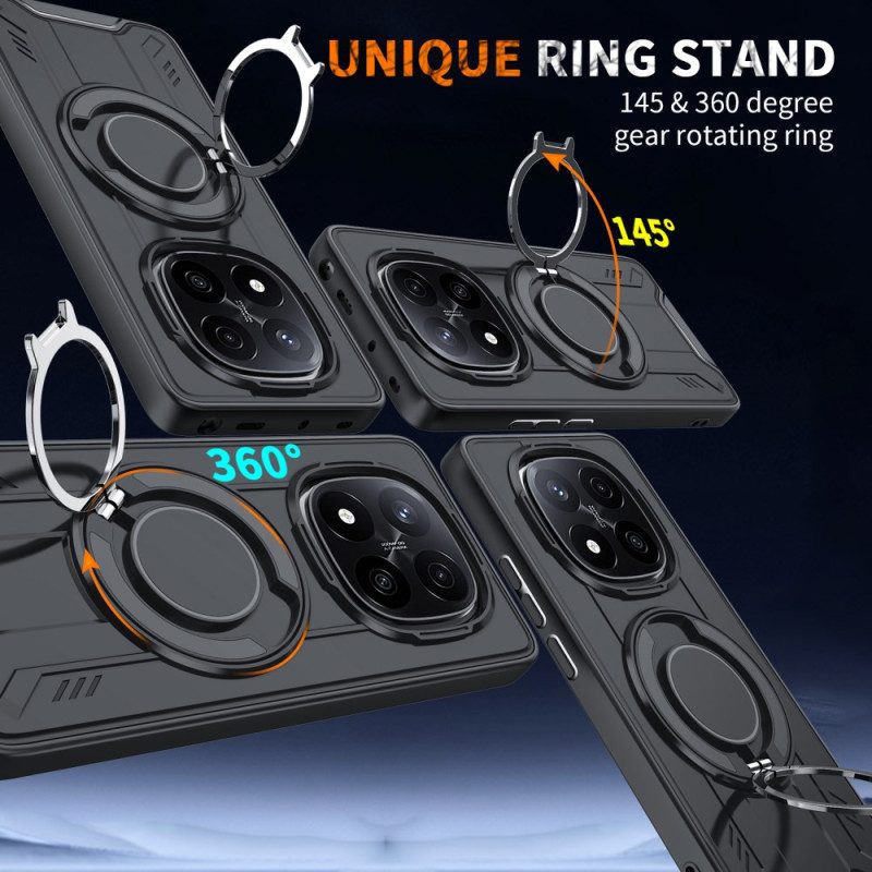 Skal Xiaomi Redmi Note 14 Pro 4g Magsafe-kompatibel Med Roterande Stativ