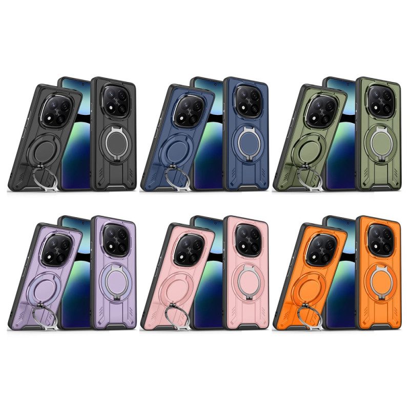 Skal Xiaomi Redmi Note 14 Pro 4g Magsafe-kompatibel Med Roterande Stativ