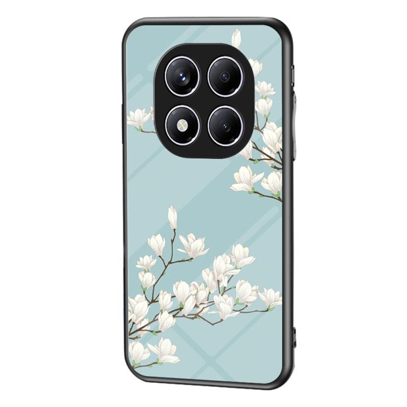 Skal Xiaomi Redmi Note 14 Pro 4g Telefonfodral Blommigt Härdat Glas
