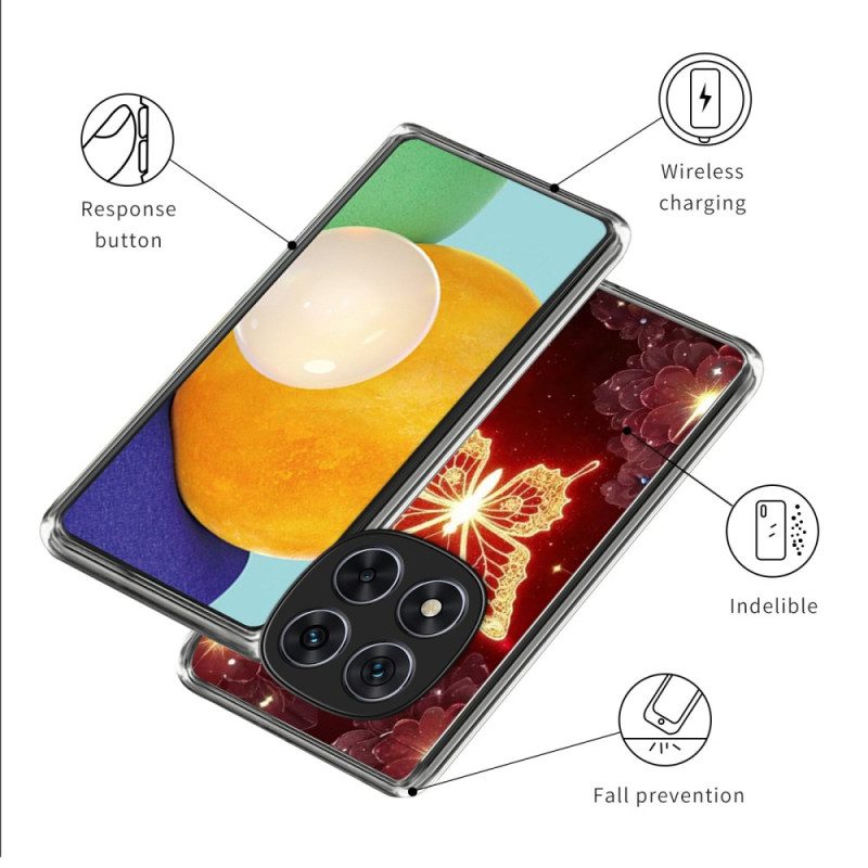 Skal Xiaomi Redmi Note 14 Pro 4g Telefonfodral Fjärilsgyllene