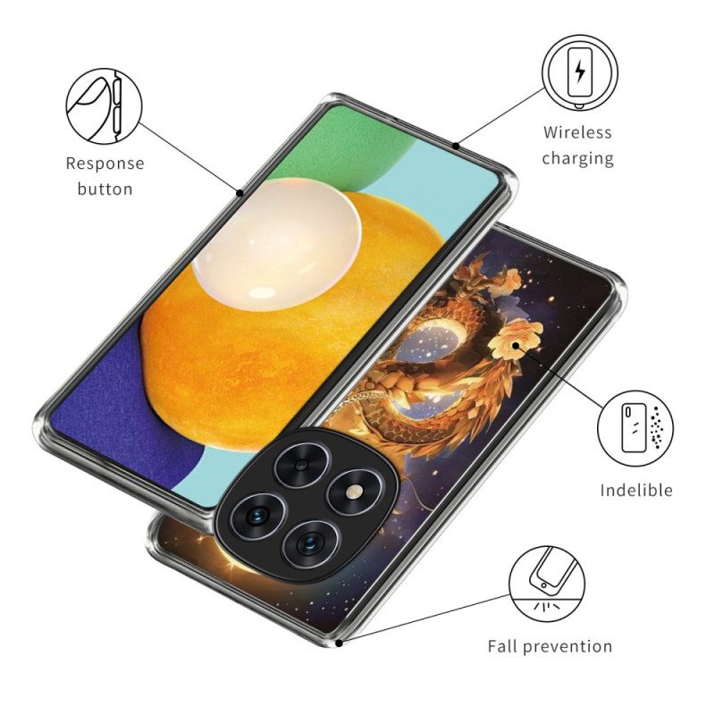 Skal Xiaomi Redmi Note 14 Pro 4g Telefonfodral Gyllene Drake