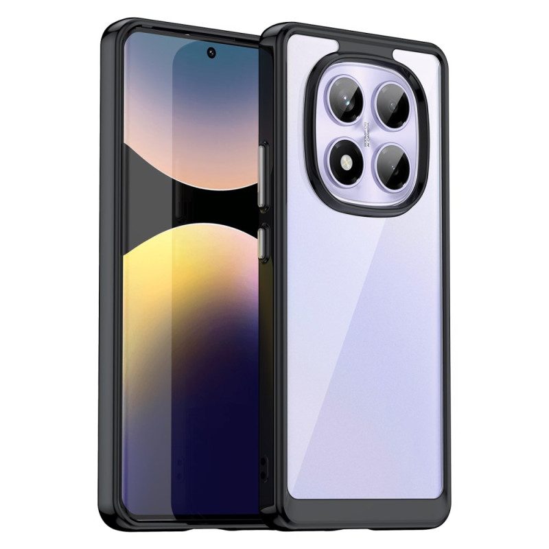 Skal Xiaomi Redmi Note 14 Pro 4g Telefonfodral Hybrid Med Skärmskydd I Härdat Glas