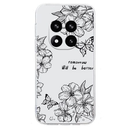 Skal Xiaomi Redmi Note 14 Pro Plus 5g Fjärils- Och Blomdesign