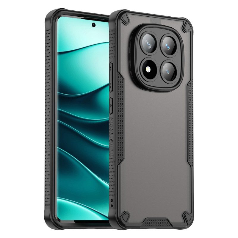 Skal Xiaomi Redmi Note 14 Pro Plus 5g Halvtransparent Silikon Med Skärmskydd I Härdat Glas