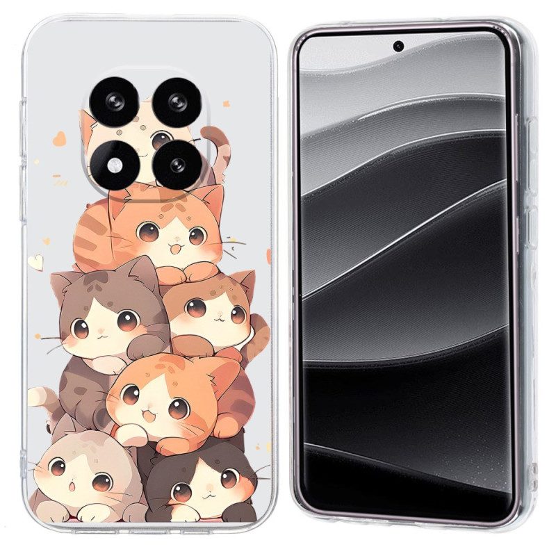 Skal Xiaomi Redmi Note 14 Pro Plus 5g Hög Med Katter