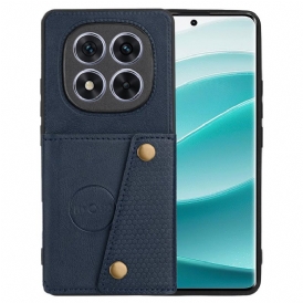 Skal Xiaomi Redmi Note 14 Pro Plus 5g Korthållare Och Stativ I Läderstil