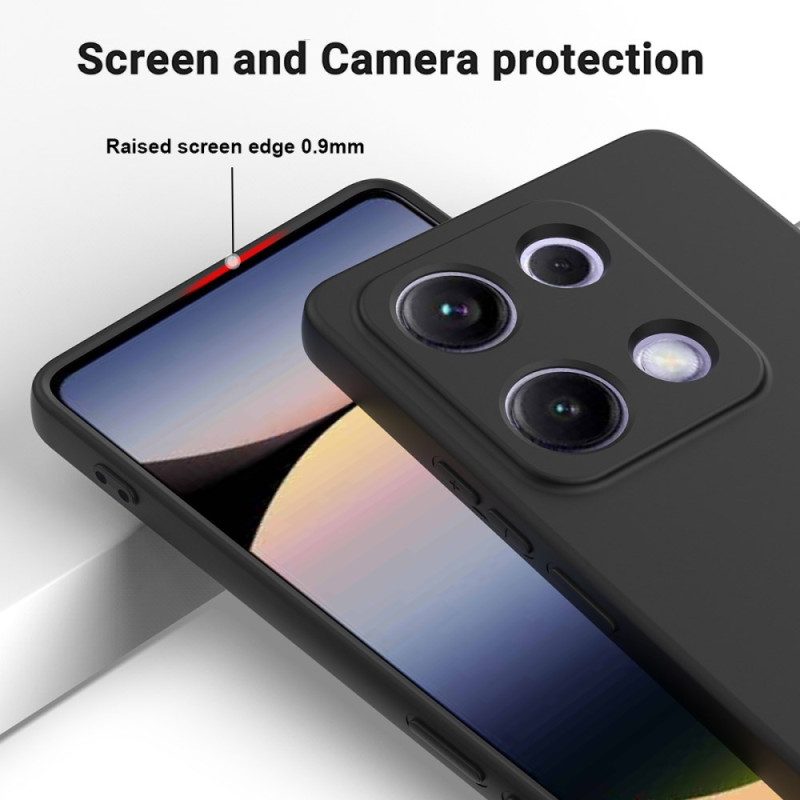 Skal Xiaomi Redmi Note 14s Telefonfodral Flytande Silikonarmband