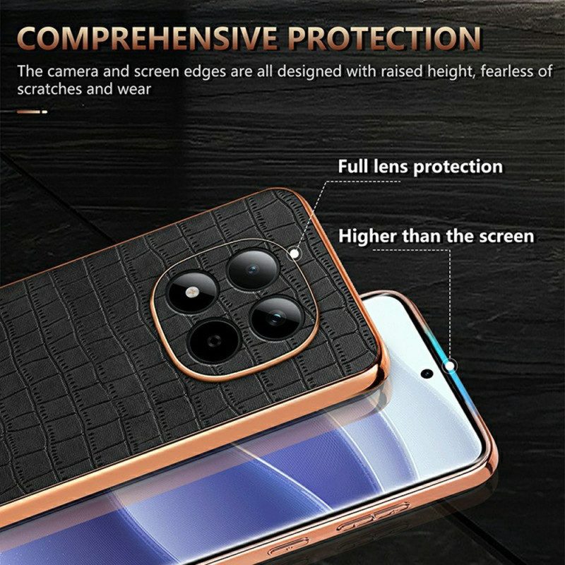 Skal Xiaomi Redmi Note 15 Pro 5g Telefonfodral Krokodilstruktur Azns