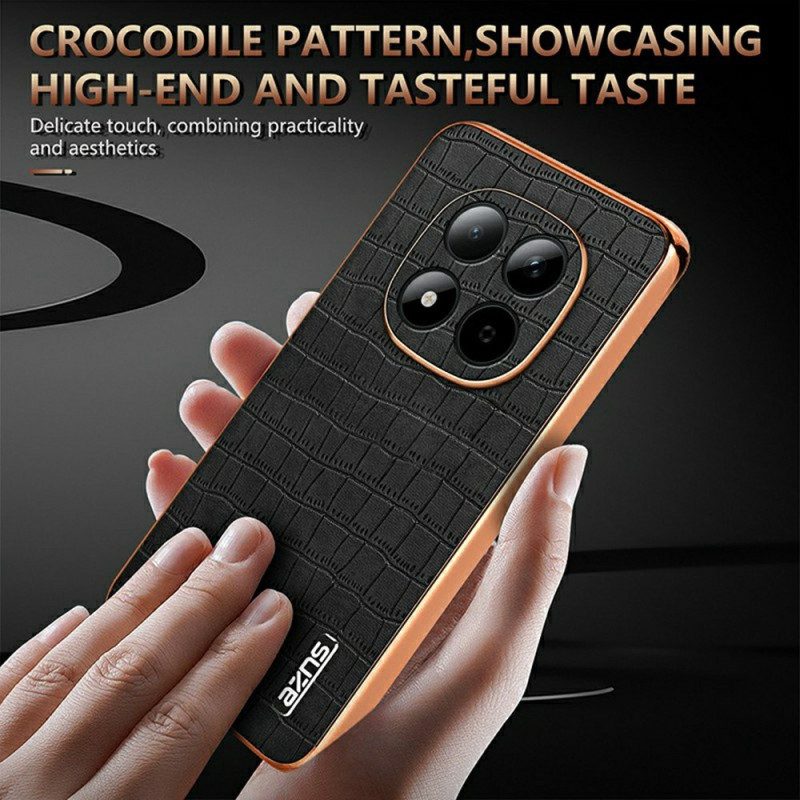 Skal Xiaomi Redmi Note 15 Pro 5g Telefonfodral Krokodilstruktur Azns
