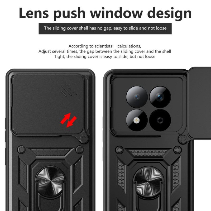 Skal Xiaomi Redmi Note 15 Pro 5g Telefonfodral Skjutbart Kameraskydd Och Stativ