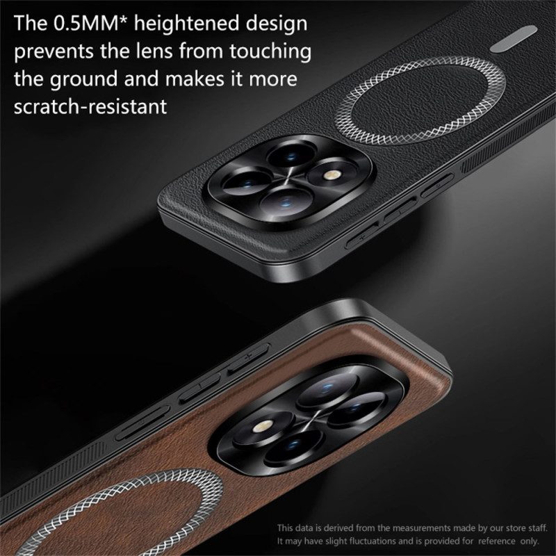 Skal Xiaomi Redmi Note 15 Pro Plus 5g Telefonfodral Magnetisk Lädereffekt