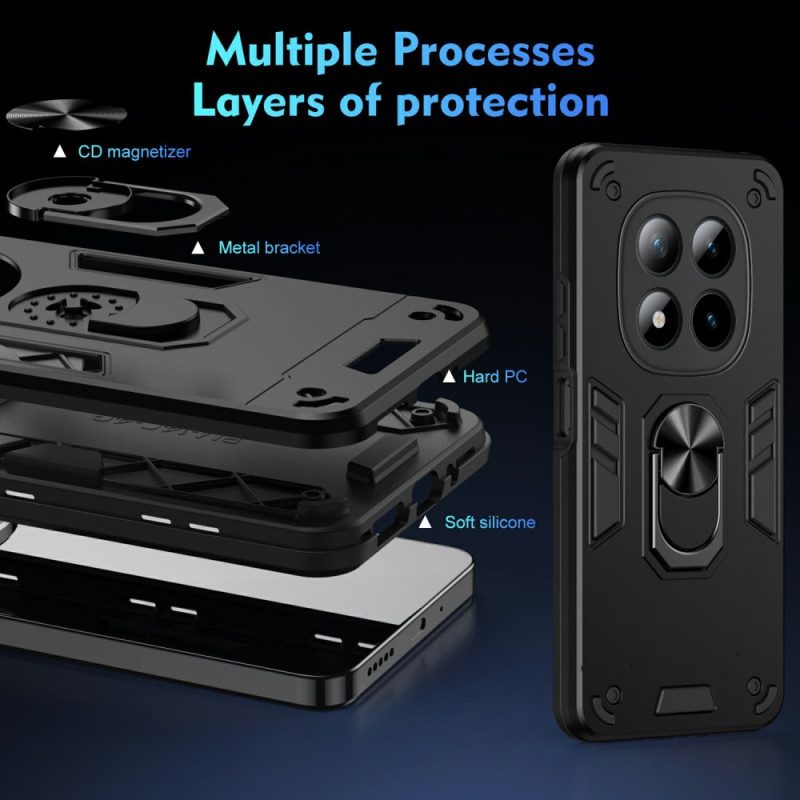 Skal Xiaomi Redmi Note 15 Pro Plus 5g Telefonfodral Ring Stöd Och Förstärkt Skydd