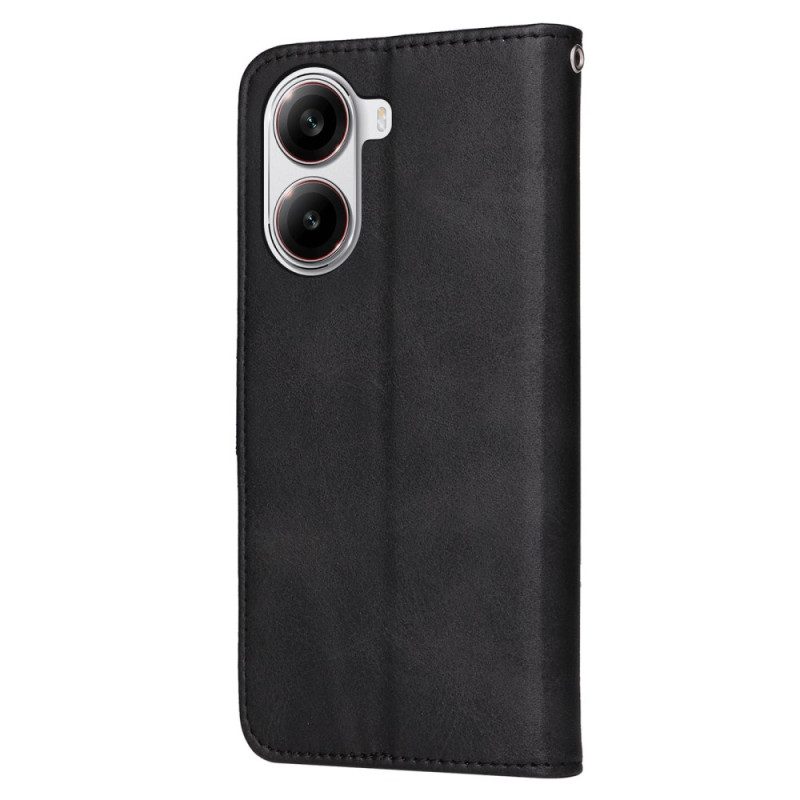 Skyddsfodral Poco X7 Pro 5g Enkelt Konstläder Med Rem