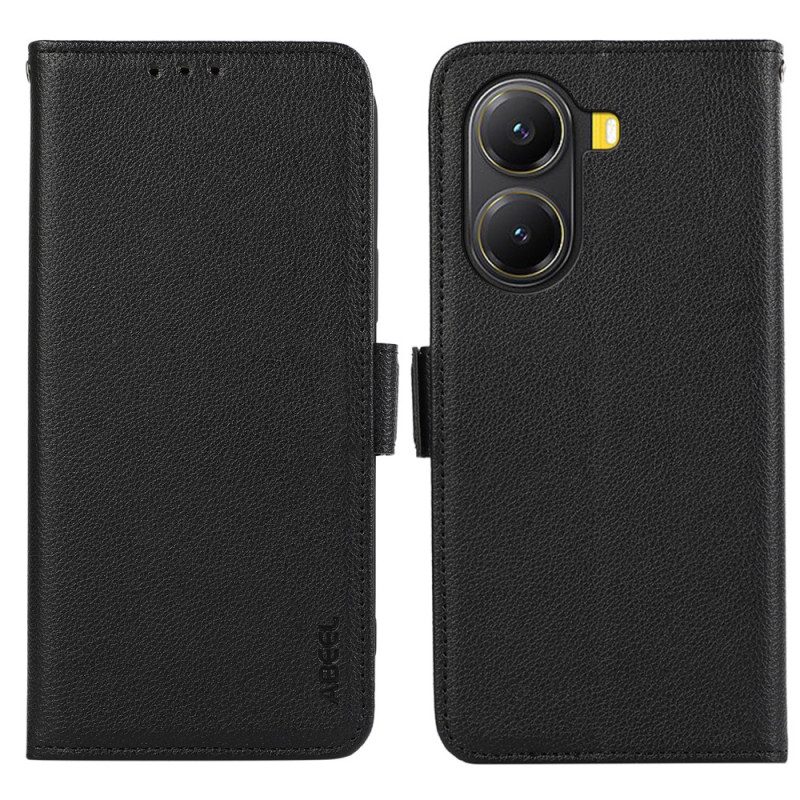 Skyddsfodral Poco X7 Pro 5g Litchi-konstläder Abeel