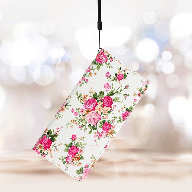 Skyddsfodral Xiaomi 15 Pro Röda Blommor
