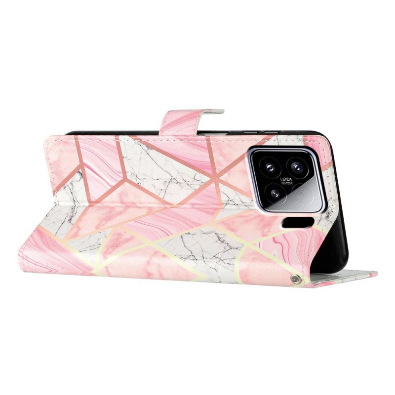 Skyddsfodral Xiaomi 15 Rosa Marmor