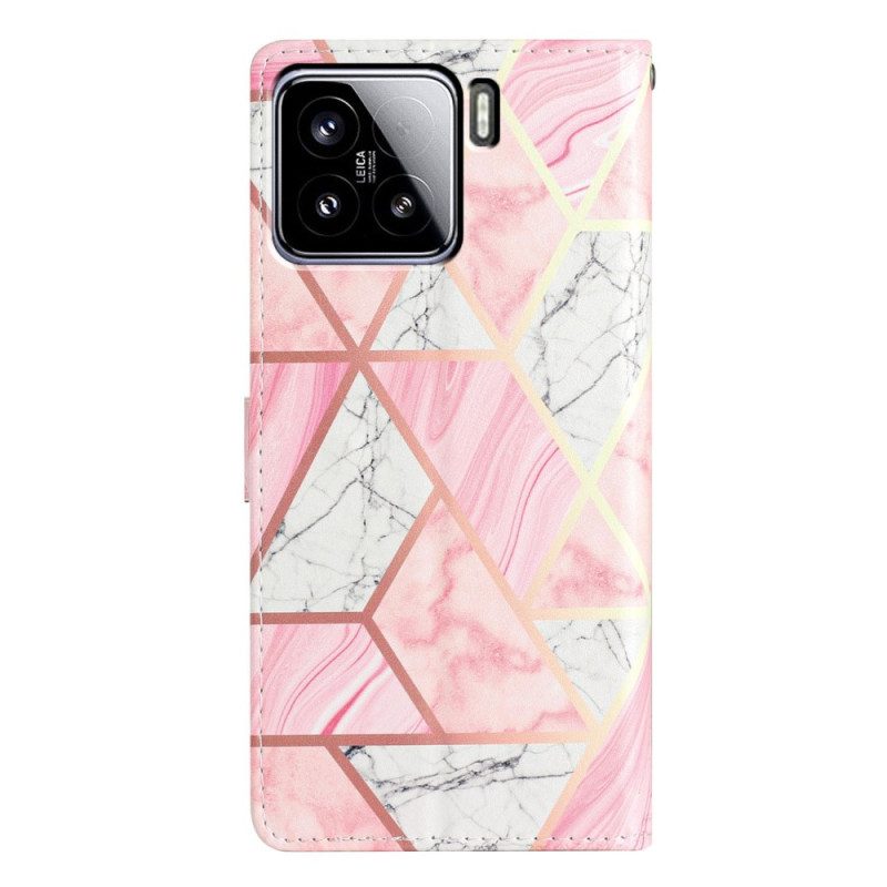 Skyddsfodral Xiaomi 15 Rosa Marmor